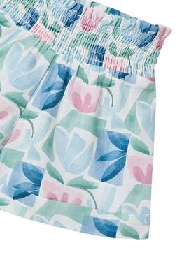 Shorts Mayoral Flores Geométricas multicolor