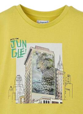 Camiseta Mayoral Lenticular amarillo para niño