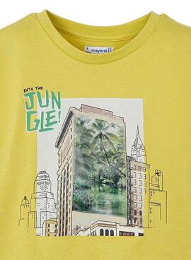Camiseta Mayoral Lenticular amarillo para niño