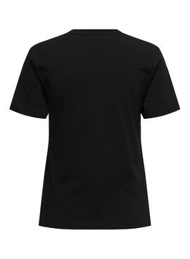 Camiseta Only Ketty negro para mujer