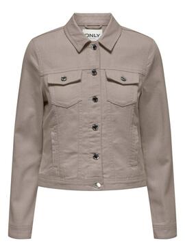 Cazadora vaquera Only Tia topo para mujer