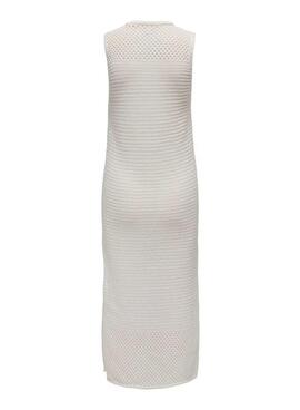 Vestido Only Lalula beige para mujer