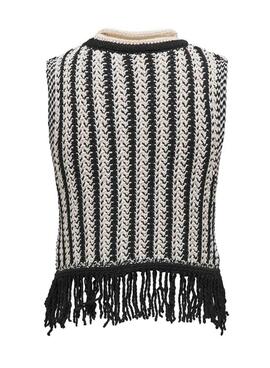 Top Only Laina blanco y negro para mujer