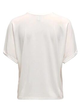 Camiseta Only Free blanco para mujer