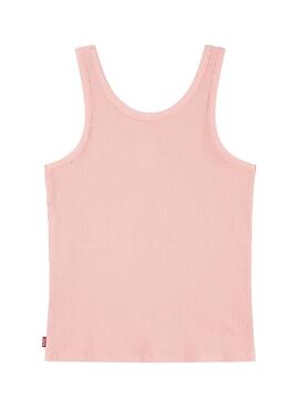 Camiseta Levis Meet and Greet rosa para niña