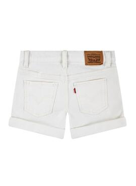 Shorts Levis denim blanco para niña