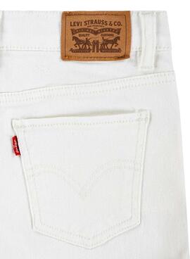 Shorts Levis denim blanco para niña