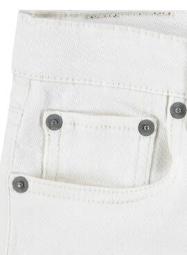 Shorts Levis denim blanco para niña