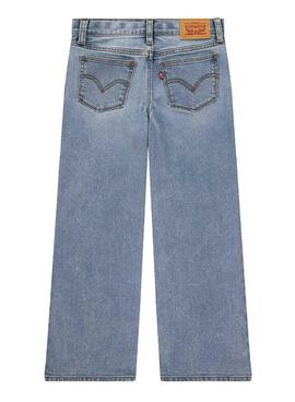 Pantalón vaquero Levis Wid Leg claro para niña