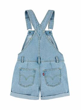 Peto vaquero corto Levis Classic para niña