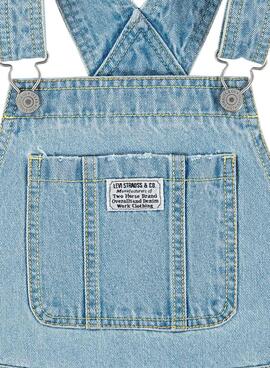 Peto vaquero corto Levis Classic para niña