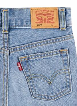 Bermudas Levis Denim Skate azul para niño