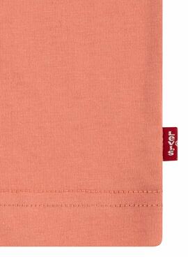Camiseta Levis Batwing naranja para niño