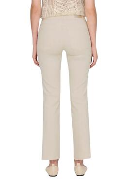 Pantalón vaquero Only Ann Kenya beige para mujer