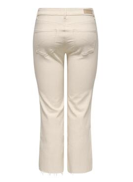 Pantalón vaquero Only Ann Kenya beige para mujer