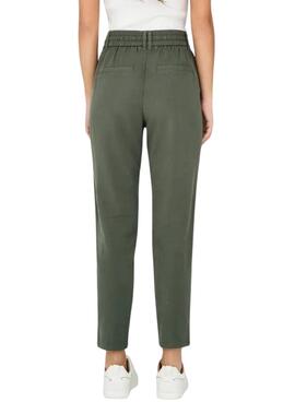 Pantalón Only Poptrash Aris verde para mujer