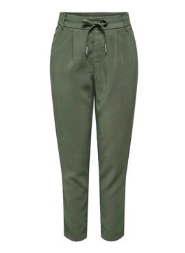 Pantalón Only Poptrash Aris verde para mujer