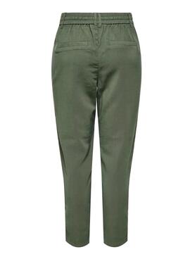 Pantalón Only Poptrash Aris verde para mujer