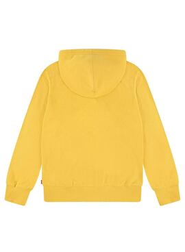 Sudadera Levis Batwing capucha amarillo para niño
