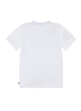 Camiseta Levis Off Road blanco para niño