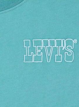 Camiseta Levis Sun azul para niño