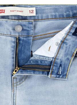 Pantalón vaquero Levis 510 skinny lavado para niño