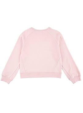 Sudadera Levis Silicone Batwing rosa para niña
