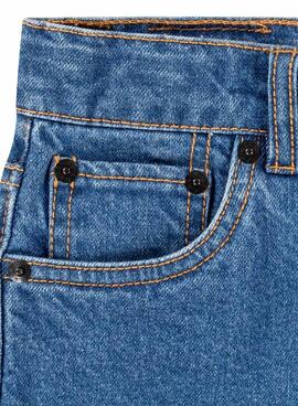 Short vaquero Levis A Line azul para niña