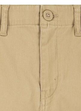 Bermudas Levis Cargo tradicional tostado para niño
