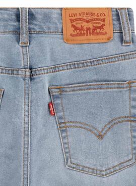 Short vaquero Levis 511 slim azul claro para niño
