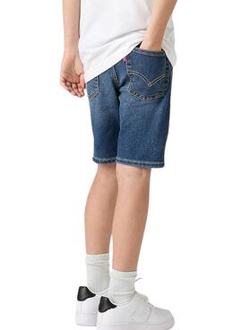 Short vaquero Levis 511 slim azul para niño