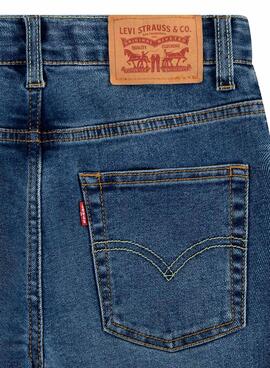 Short vaquero Levis 511 slim azul para niño