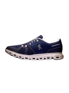 Zapatillas On Running Cloud 6 azul marino para hombre