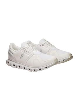 Zapatillas ON RUNNING Cloud 6 blancas para mujer