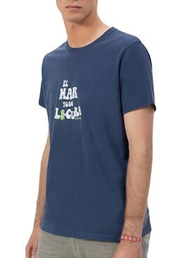 Camiseta El Pulpo El Mar Todo Lo Cura marino para hombre