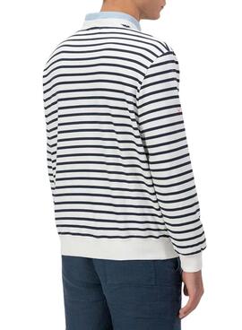 Sudadera El Pulpo snorkel estampado rayas para hombre