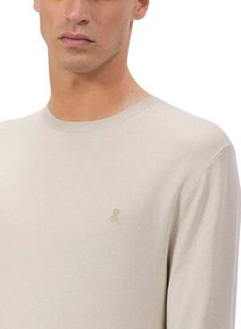 Jersey El Pulpo básico logo beige para hombre