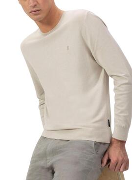 Jersey El Pulpo básico logo beige para hombre