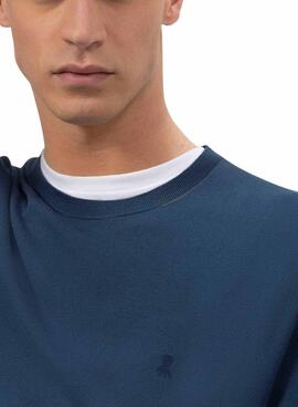 Jersey El Pulpo básico logo azul para hombre