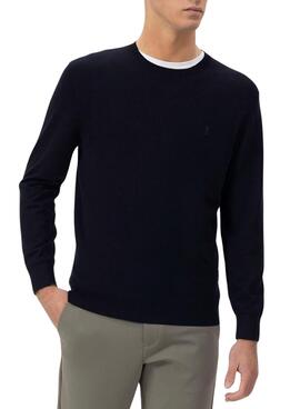 Jersey El Pulpo básico logo marino para hombre