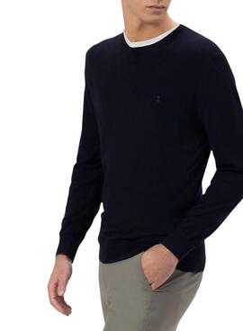 Jersey El Pulpo básico logo marino para hombre