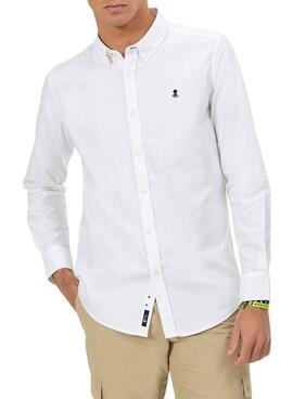 Camisa El Pulpo Oxford blanco para hombre