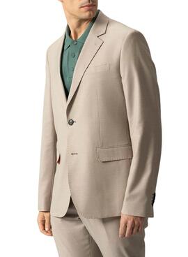 Americana de traje El Pulpo microdibujo arena para hombre