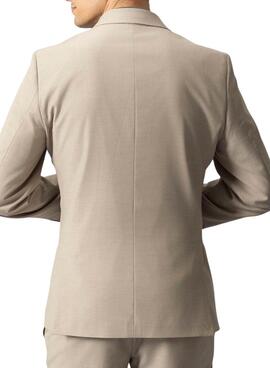 Americana de traje El Pulpo microdibujo arena para hombre