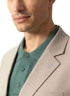 Americana de traje El Pulpo microdibujo arena para hombre