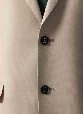 Americana de traje El Pulpo microdibujo arena para hombre