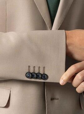 Americana de traje El Pulpo microdibujo arena para hombre