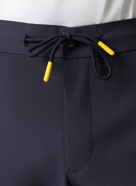 Pantalón técnico El Pulpo ultraligero cordones marino para hombre