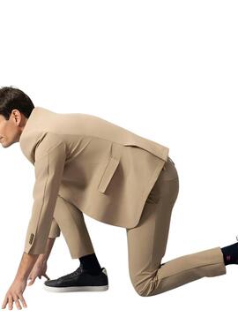 Pantalón técnico El Pulpo ultraligero beige para hombre