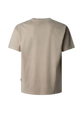 Camiseta Pepe Jeans Jacko beige para hombre
